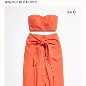 Free People Sunny Sun Co ord Two Piece Set in Sequoia